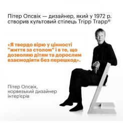 Стульчик для кормления Stokke Tripp Trapp, Glacier Green (димчасто-зелений) Фото 8