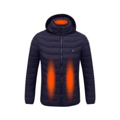 Куртка с подогревом Thermalli Cimone темно-синій L Фото 3