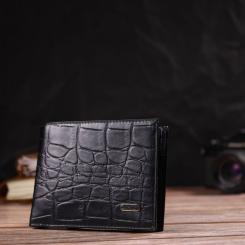 Кошелек Canpellini Из натуральной кожи Черный Фото 7
