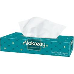 Салфетки косметические Alokozay 2 слоя 100 шт. Фото