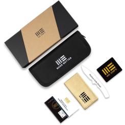 Нож Weknife Banter 2, Violet Aluminum, Darkwash Фото 8