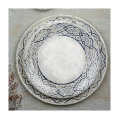 Тарелка By Bone серія "Rug" кругла 21 см Фото 1