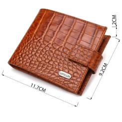 Кошелек Canpellini Из натуральной кожи Рыжий Фото 2