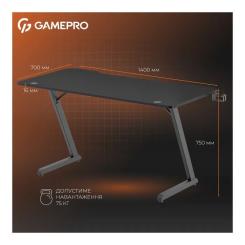 Компьютерный стол GamePro GD014 Black Фото 3