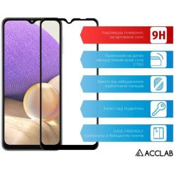 Стекло защитное ACCLAB Full Glue Samsung A32 Black Фото 2