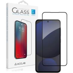 Стекло защитное ACCLAB Full Glue Samsung S24FE Black Фото