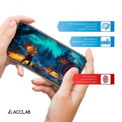 Стекло защитное ACCLAB Full Glue Samsung S24FE Black Фото 5