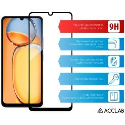 Стекло защитное ACCLAB Full Glue Xiaomi Redmi 13C Black Фото 2