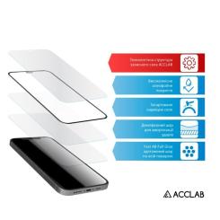 Стекло защитное ACCLAB Full Glue Xiaomi Redmi 13C Black Фото 3