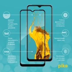 Стекло защитное Piko Full Glue Oppo A57S Black Фото 1