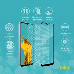 Стекло защитное Piko Full Glue Oppo A57S Black Фото 2