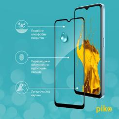 Стекло защитное Piko Full Glue Oppo A57S Black Фото 3