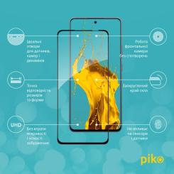 Стекло защитное Piko Full Glue Realme 13+ Black Фото 1