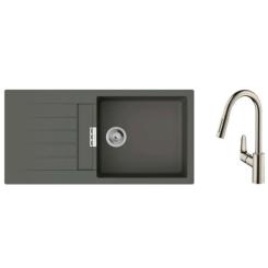 Мойка кухонная Hansgrohe S520-F480 + зміш. Focus M41 Фото