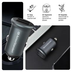 Зарядное устройство Armorstandart 2xUSB QC3.0 Grey + cable USB-C Фото 3