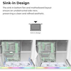 Корпус для ПК MONTECH HS01 PRO (W) Фото 10