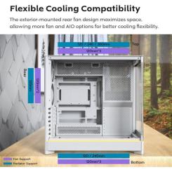 Корпус для ПК MONTECH HS01 PRO (W) Фото 8