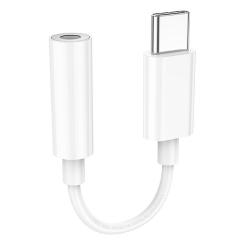 Переходник HOCO USB-C M to 3.5mm F LS35 white Фото