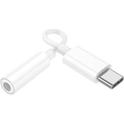 Переходник HOCO USB-C M to 3.5mm F LS35 white Фото 2