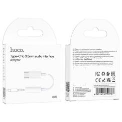 Переходник HOCO USB-C M to 3.5mm F LS35 white Фото 3