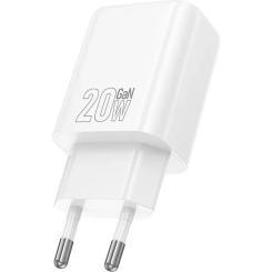 Зарядное устройство HOCO N60 Gentle USB-C PD20W White Фото 1
