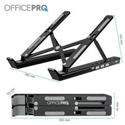 Подставка для ноутбука OfficePro LS320HUB Black Фото 10