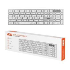 Клавиатура 2E KS270 109key Wireless UA Silver/White Фото 9