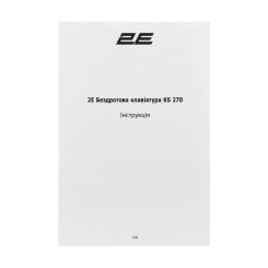 Клавиатура 2E KS270 109key Wireless UA Silver/White Фото 10