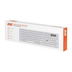 Клавиатура 2E KS270 109key Wireless UA Silver/White Фото 8