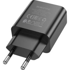 Зарядное устройство BOROFONE BA71A Power USB-C PD20W Black Фото 2