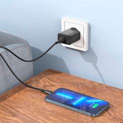 Зарядное устройство BOROFONE BA71A Power USB-C PD20W Black Фото 4