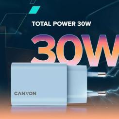 Зарядное устройство Canyon 30CL OnCharge USB-C PD30W Purple Фото 5