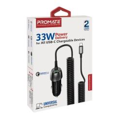 Зарядное устройство Promate 33W USB-C cable + USB-A port Фото 1