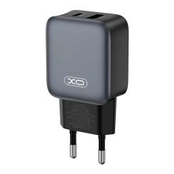 Зарядное устройство XO L154 USB-C PD20W + USB-A QC3.0 Black Фото 2