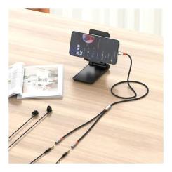 Переходник XO USB-C to 2x3.5mm F 1.0m NB-R269B black Фото 5