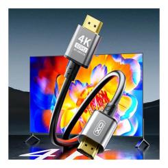 Кабель мультимедийный XO HDMI M to HDMI M 5.0m V2.0 black Фото 3