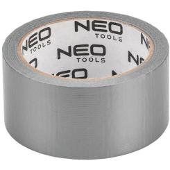 Скотч Neo Tools 20м, 48х0.11мм, армована, сірий Фото