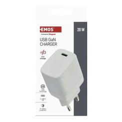 Зарядное устройство EMOS V01G20 USB-C PD20W GaN Фото 5