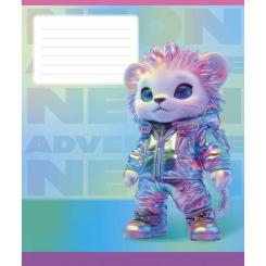 Тетрадь Школярик 18 аркушів лінія Фото 1