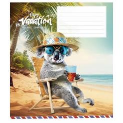 Тетрадь Школярик Cool vacation 12 листов клетка Фото 2