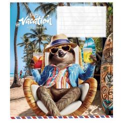 Тетрадь Школярик Cool vacation 12 листов клетка Фото 3