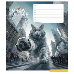 Тетрадь Школярик Gigantic cats 12 листов клетка Фото 3