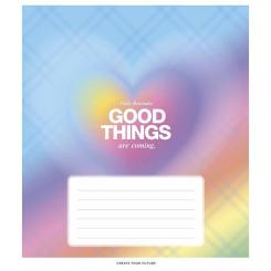 Тетрадь Школярик Good things 12 аркушів клітинка Фото 1