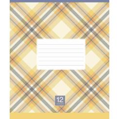 Тетрадь Школярик Plaid pattern 12 листов линия Фото 4