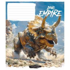 Тетрадь Школярик Dino empire 18 аркушів клітинка Фото 4