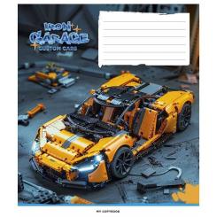 Тетрадь Школярик Iron garage 18 листов клетка Фото 4