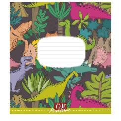 Тетрадь Школярик Funny cuties 24 аркуша лінія Фото 2