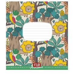 Тетрадь Школярик Funny cuties 24 аркуша лінія Фото 3