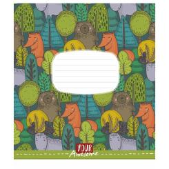 Тетрадь Школярик Funny cuties 24 аркуша лінія Фото 4