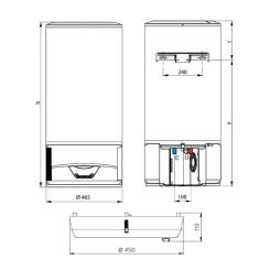 Бойлер Ariston LYDOS HYBRID WI-FI 100 Фото 8